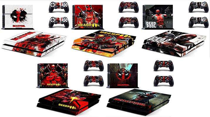 наклейки-на-PS-4-Deadpool