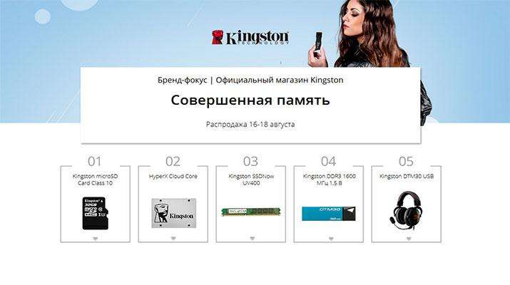 бренд-фокус-Kingston