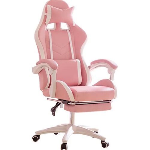 Розовое игровое кресло Pink Love
