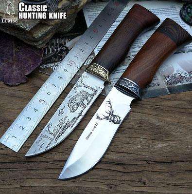 Нож с гравировкой от бренда LCM66