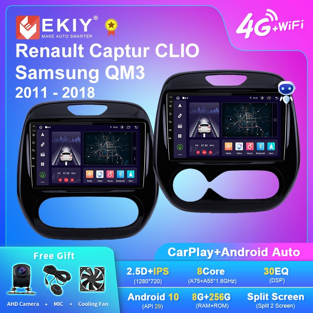EKIY X7 для Renault Captur, CLIO Samsung QM3 2011 - 2018