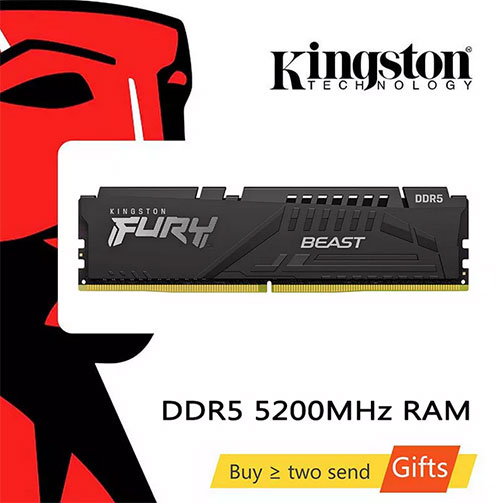 Модуль ОЗУ Kingston Fury Beast DDR5 с Алиэкспресс