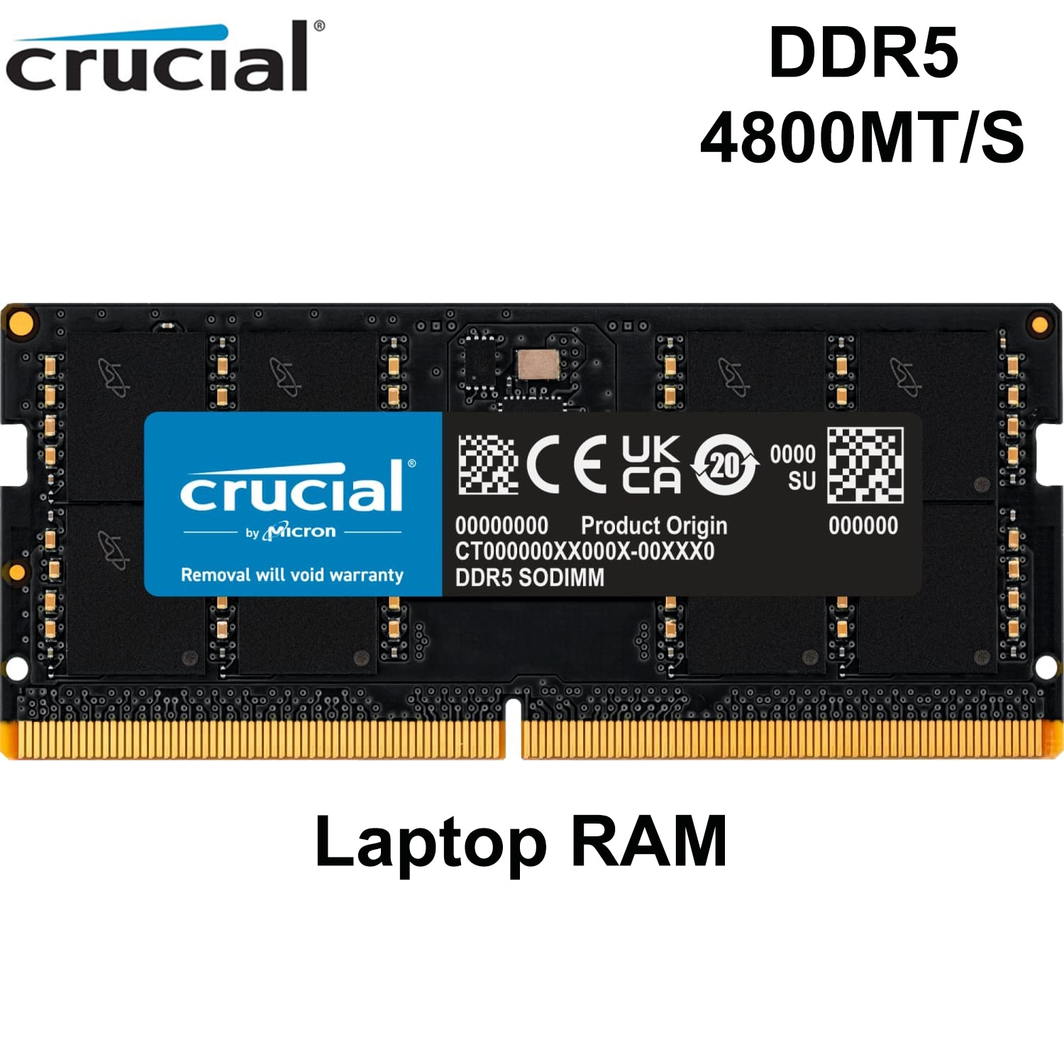 Оперативная память Crucial DDR5 для ноутбука 16GB