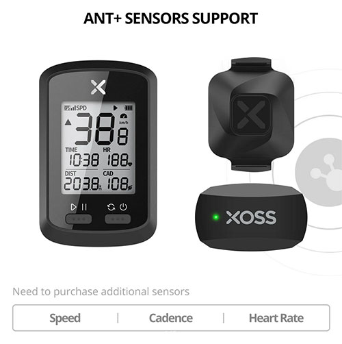 XOSS G Plus с GPS